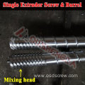 80mm Single extruder screw and barrel(screw and barrel for pvc extruder)